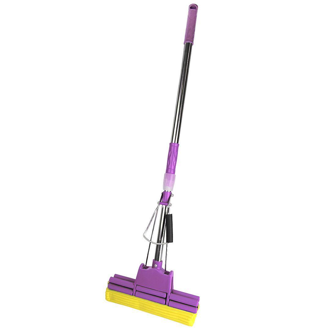 Floor Cleaning Squeeze Mop With Adjustable Telescopic Handle Squeegee