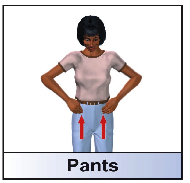 HearMyHands ASL sign SHOES & PANTS success!