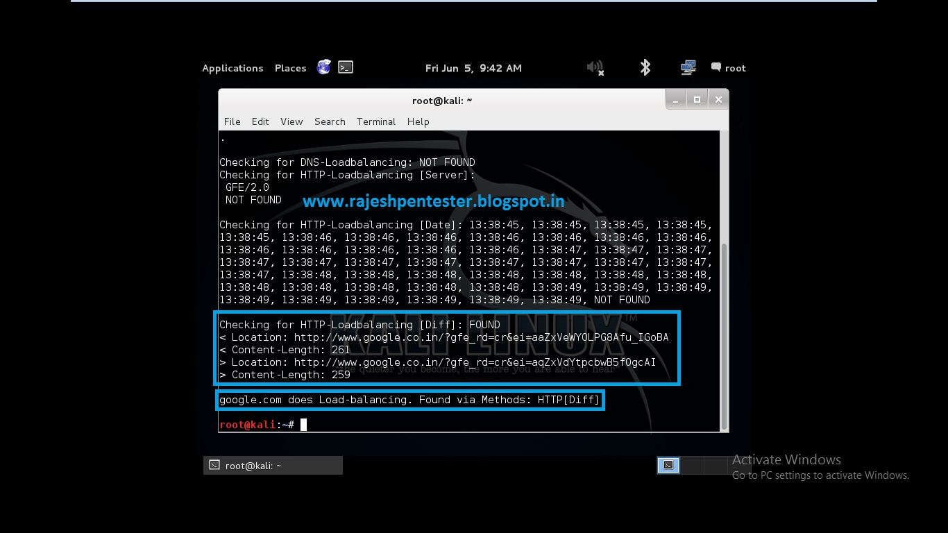 Penetration Testing: Load Balancing Detector (lbd) in Kali Linux