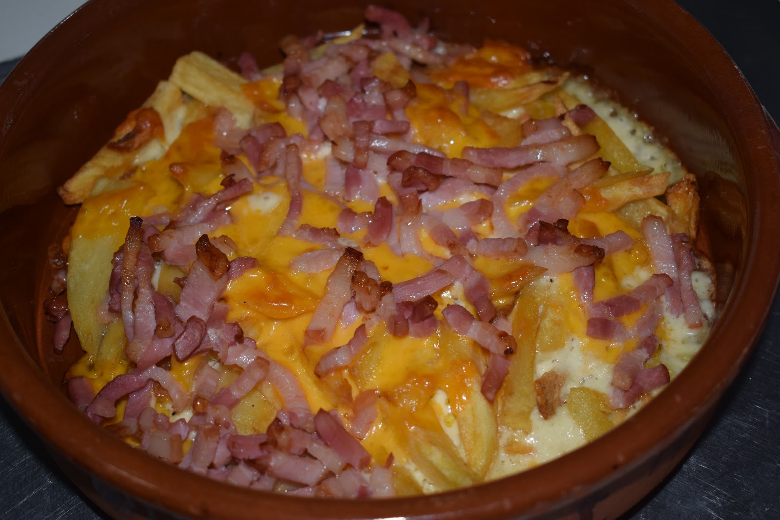 Bacon and cheese fries