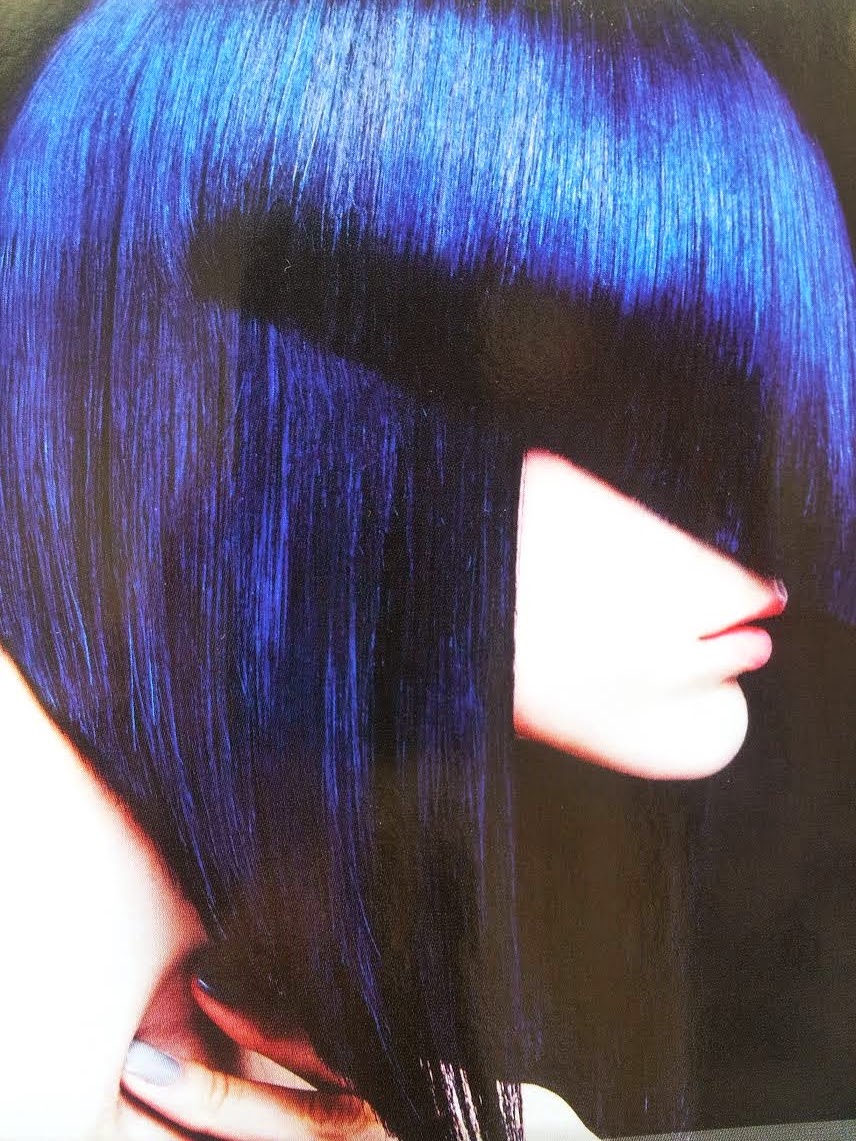 blue hair color