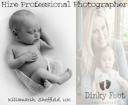 Hire Professional Photographer Near Killamarsh, Sheffield from Dinky Feet
