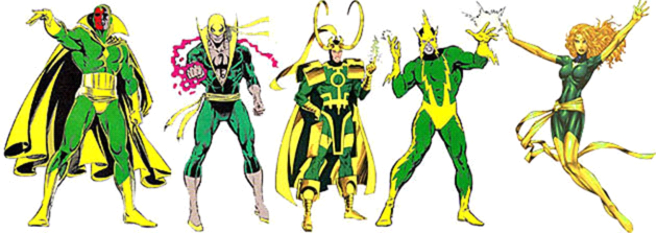 WARNER WALLIS ART: TEORÍA DEL COLOR DEL SUPERHEROE PARTE 2- PERSONAJES ...