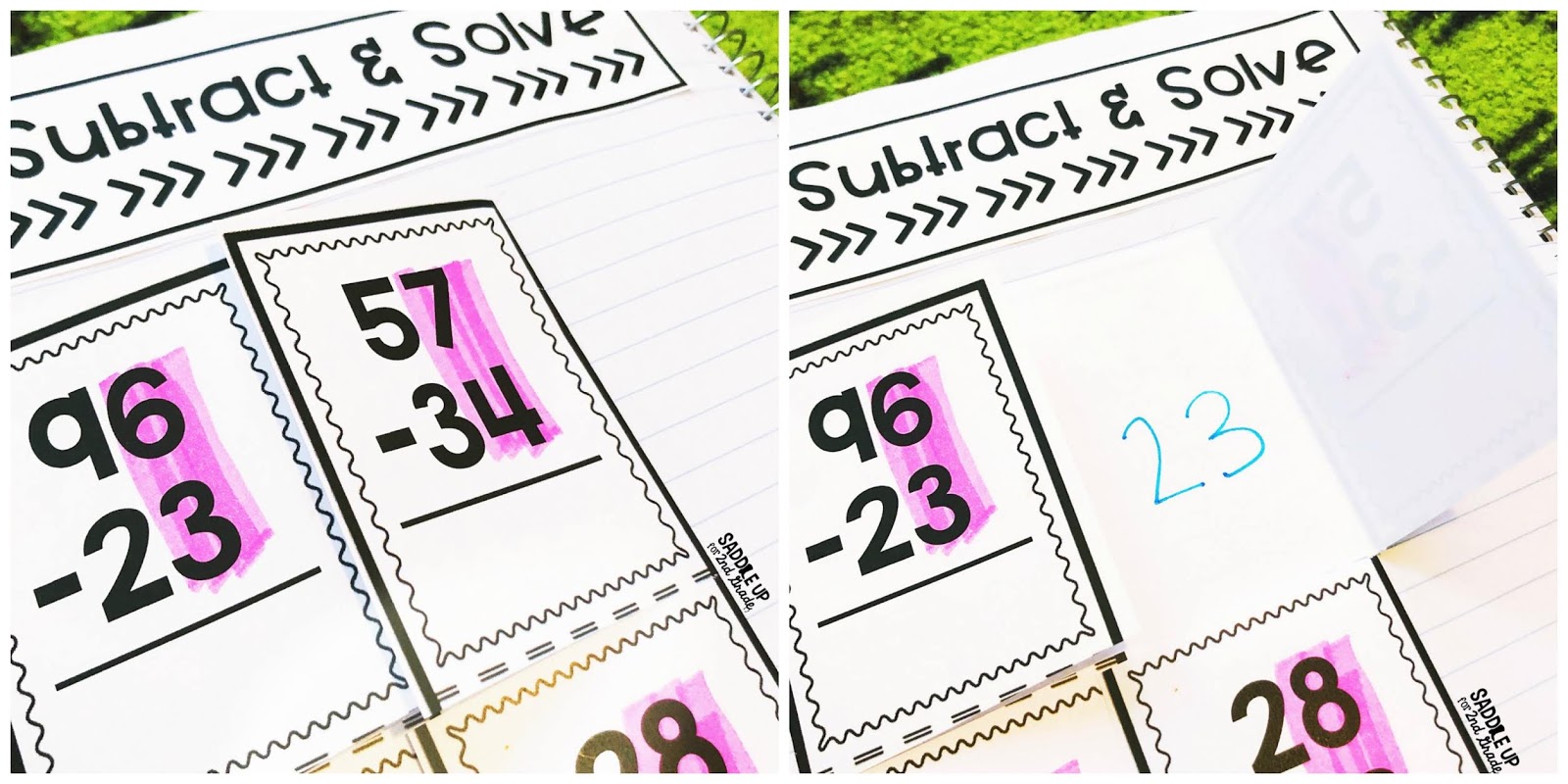 I'll be sharing four subtraction strategies used for introducing two digit subtraction with no regrouping. Check out 4 subtraction methods you can use today!