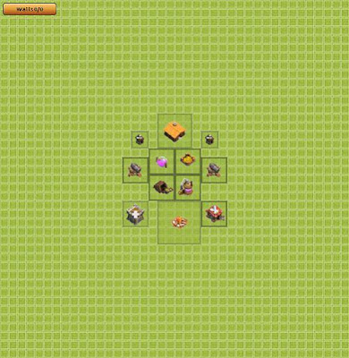 Base Clash of Clans Town Hall 1 Base Clash of Clans Town Hall 1
