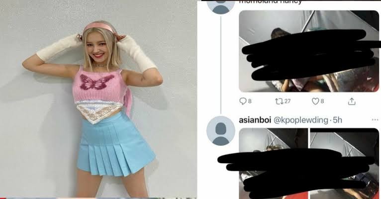 Nancy McDonie of Momoland Manipulated Photos gone viral online.