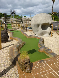 Adventure Golf course at Funder Park in Dawlish Warren Adventure Golf course at Funder Park in Dawlish Warren