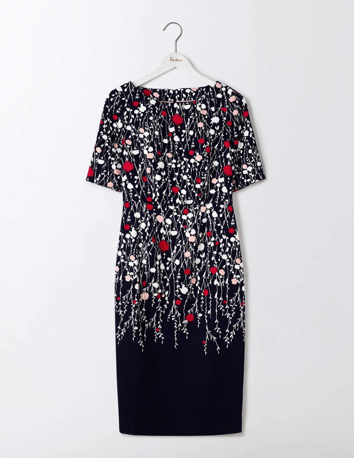 boden fleur fitted dress