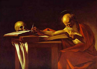 San Jerónimo escribiendo - Caravaggio