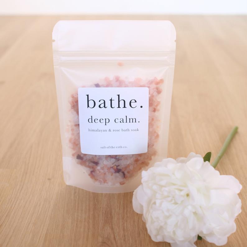 aromatherapy bath salts, bath salts gift, etsy bath salts