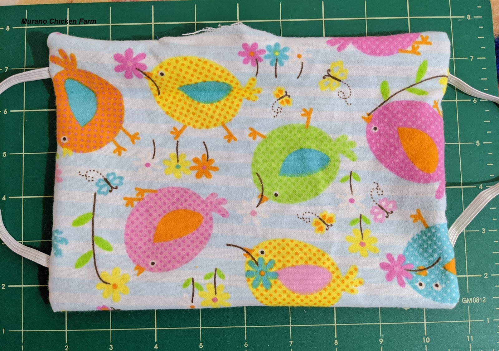 Make your own coop cleaning dust mask Murano Chicken Farm