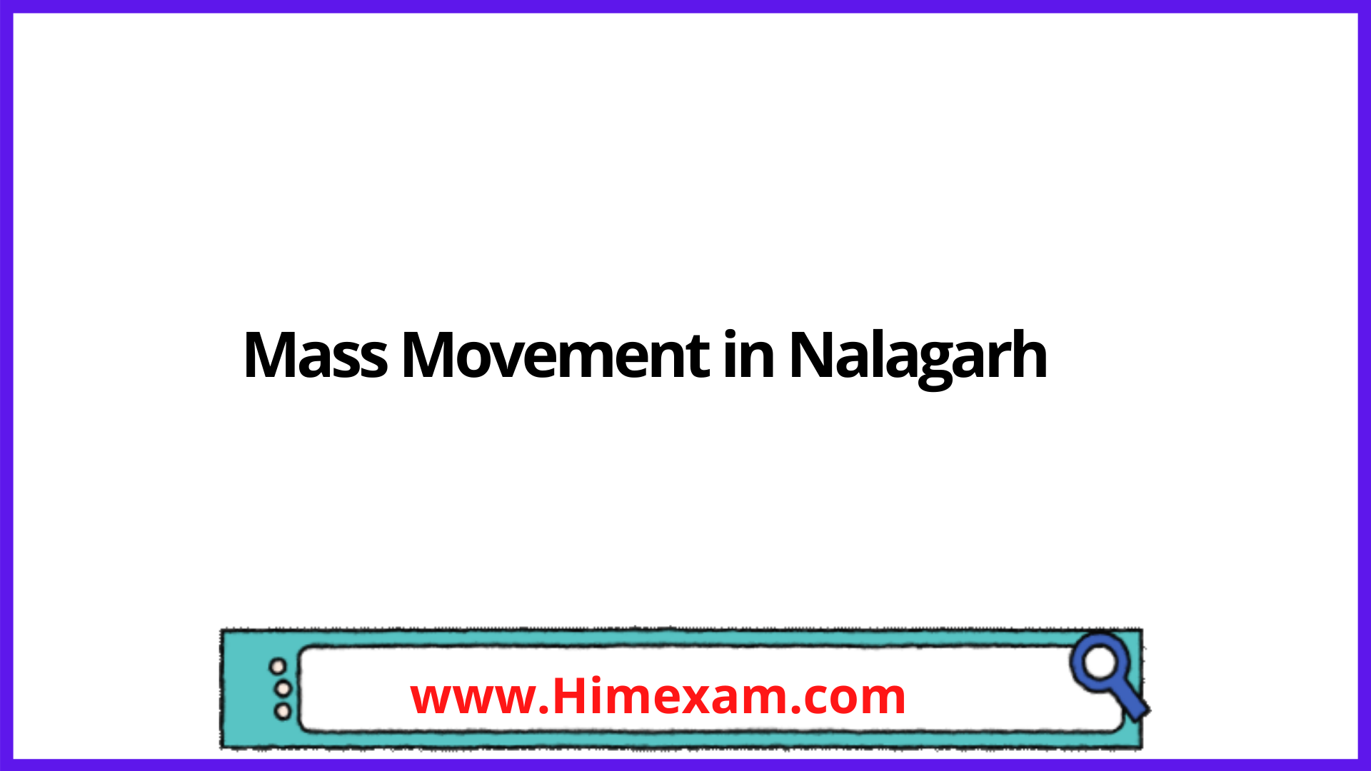 Mass Movement in Nalagarh
