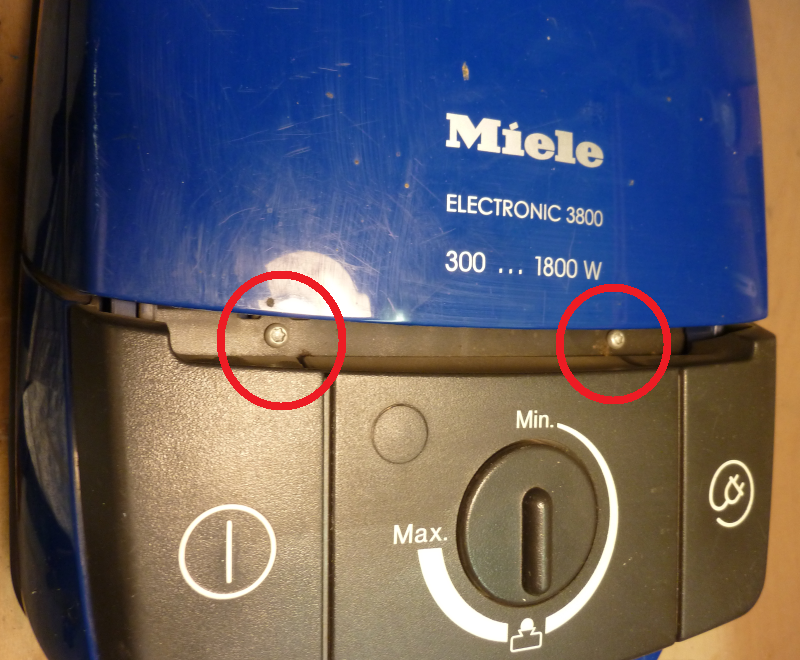 Hart gelötet!: Reparatur Miele Electronic 3800 Staubsauger