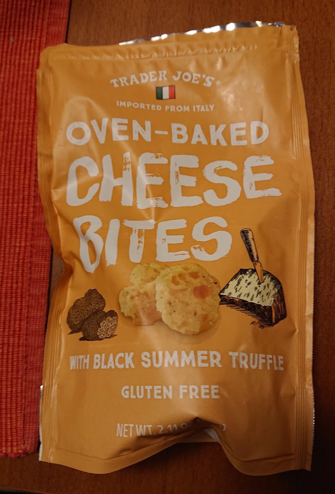Exploring Trader Joe's Trader Joe's OvenBaked Cheese Bites With Black