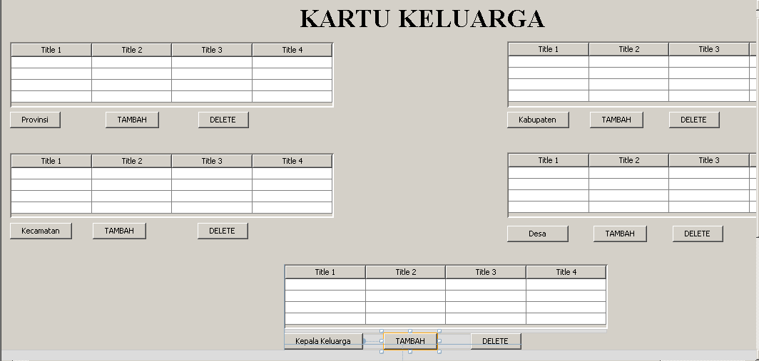 MANIPULASI DATA KARTU KELUARGA