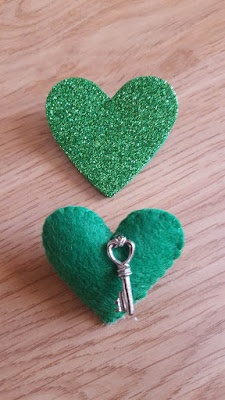 St. Patrick's heart brooches St. Patrick's heart brooches