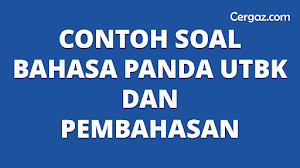 Contoh Soal Panda Utbk Dan Pembahasan Cergaz Com