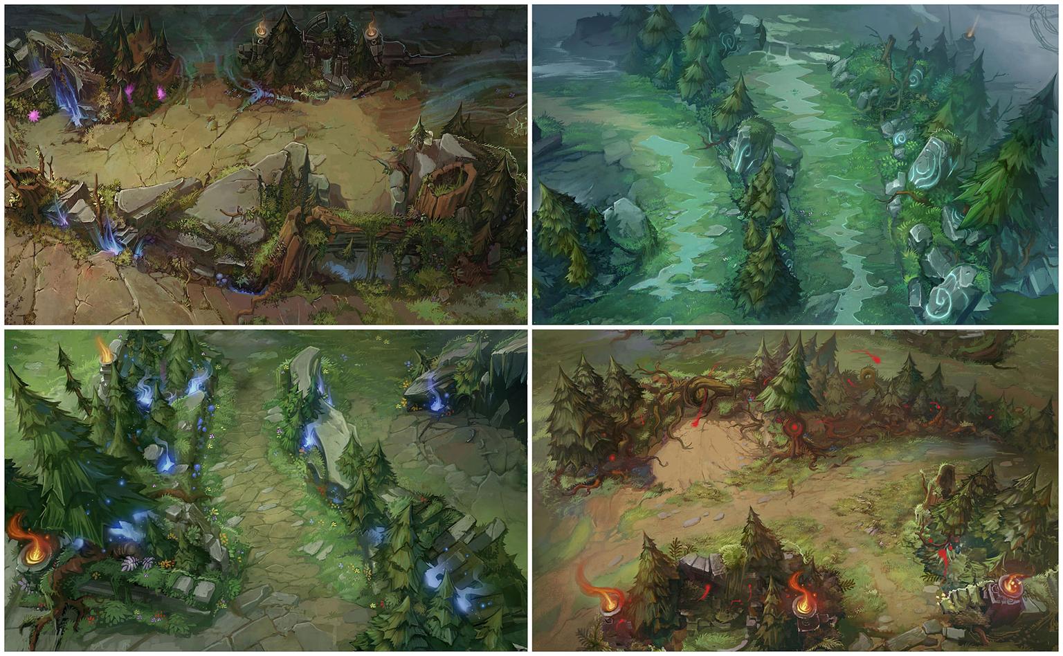 Surrender at 20: Red Post Collection: Summoner's Rift Concept Art ...