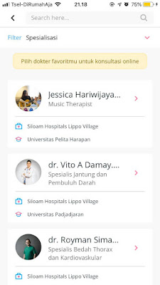dokter spesialis online