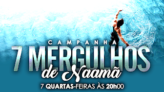 Cartaz De Campanha 7 Mergulhos De Naamã Campanha 7 Mergulhos De Naamã