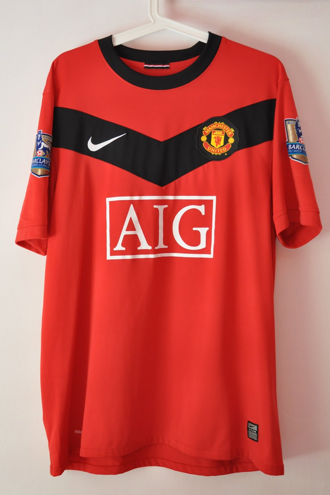 jersey manchester united 2009