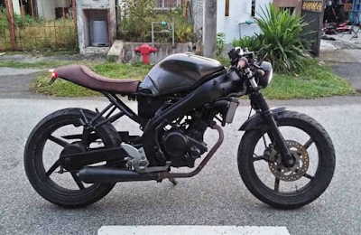 Modifikasi Cafe Racer Motor Yamaha Vixion