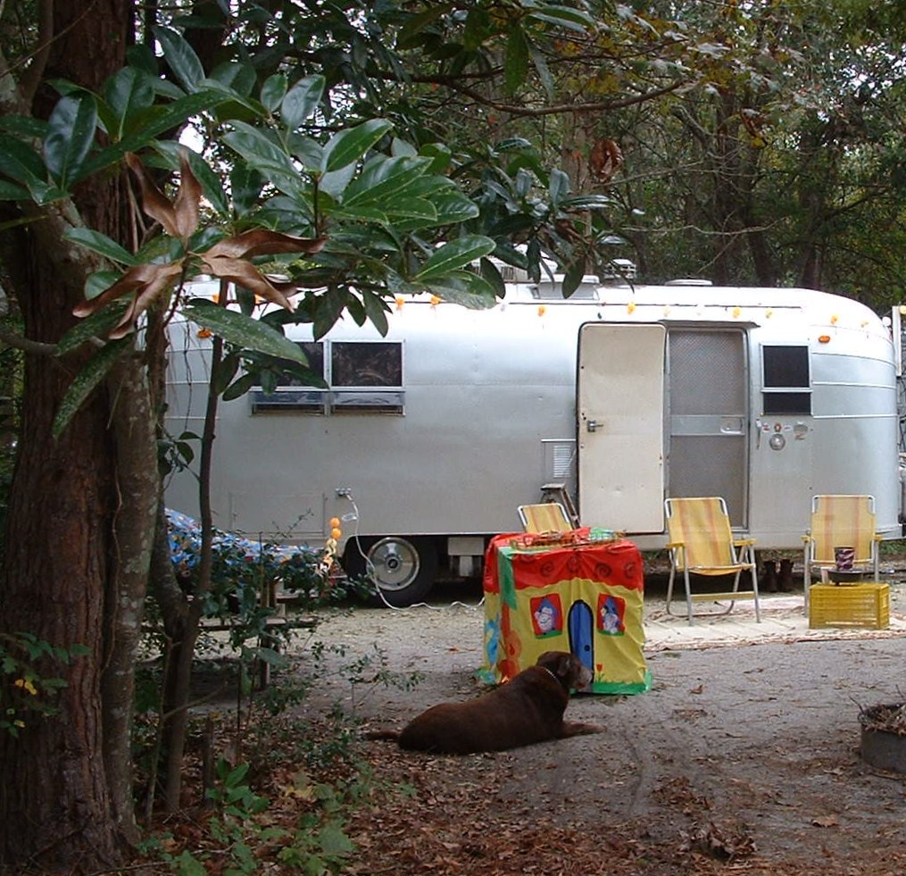 Vintage Awnings Camping At James Island County Park Near