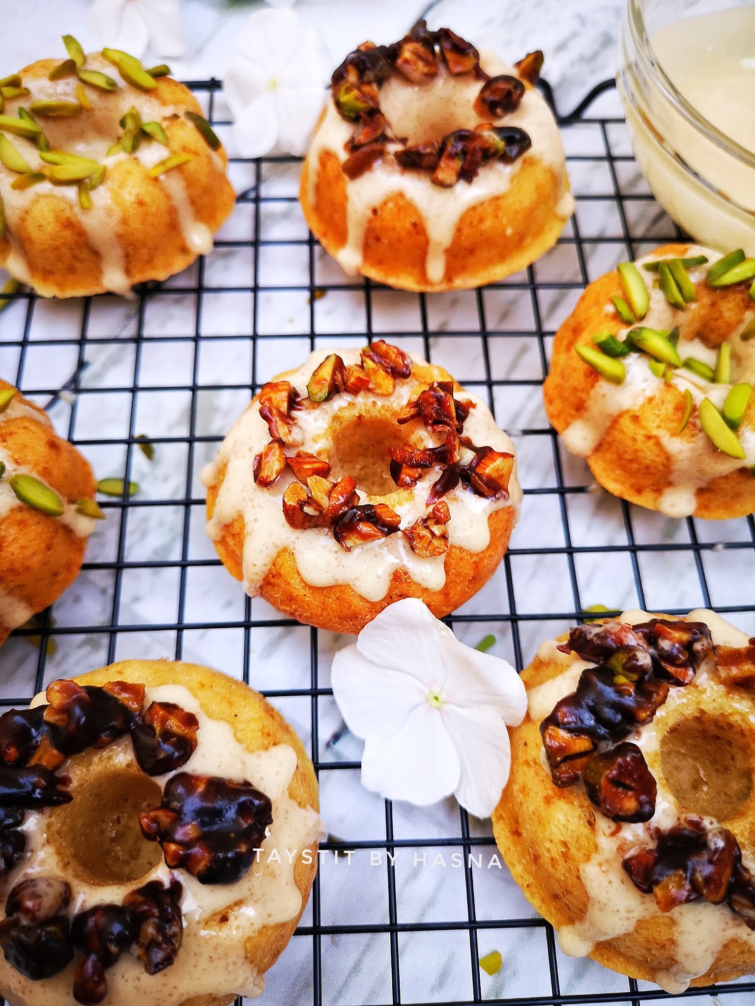 Taystit by Hasna Baklava Mini Bundt Cake with Honey Glaze