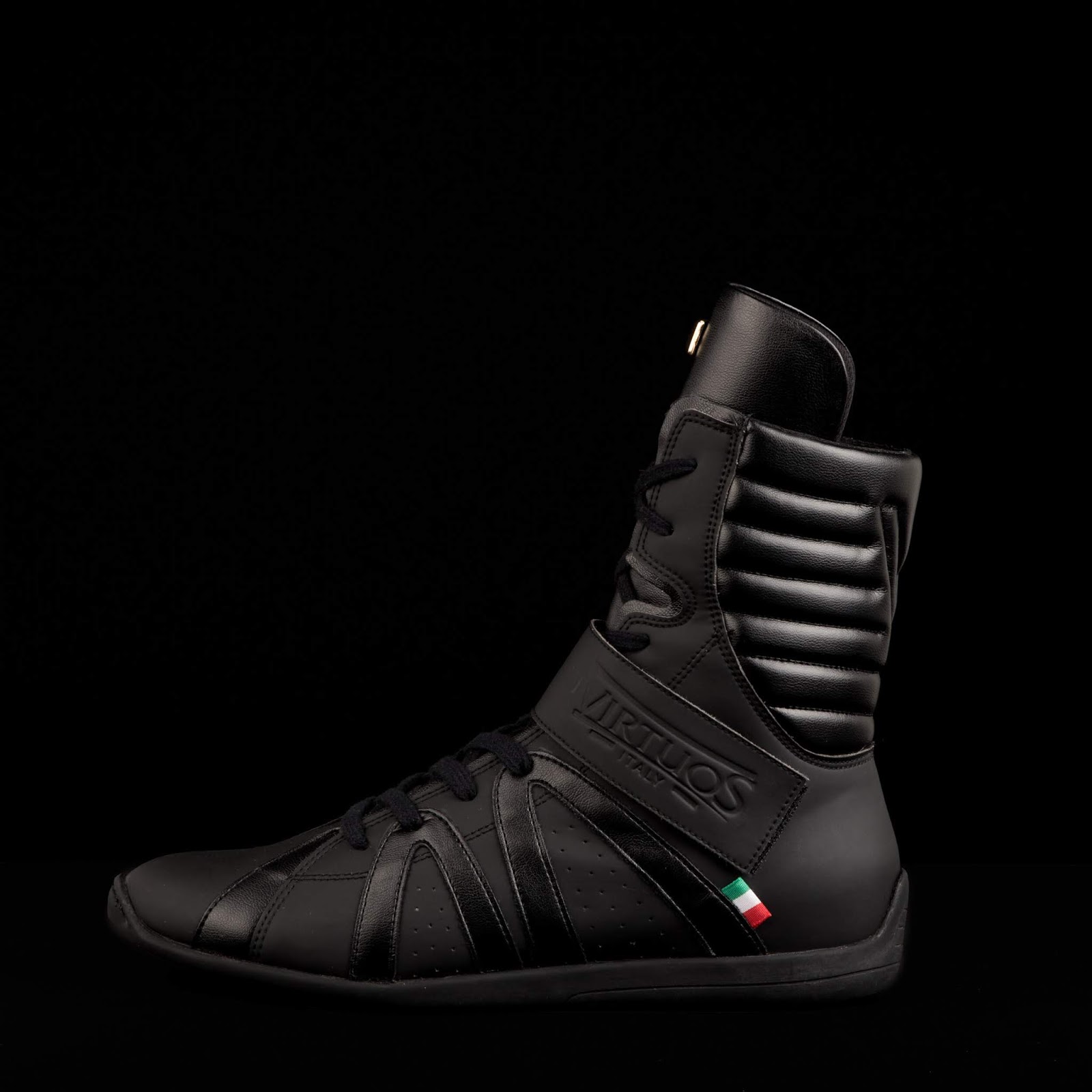 Exclusive Black High Top Boxing Boots from