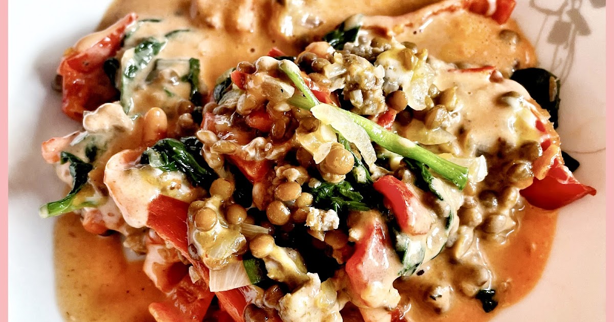 Rezept Low Carb Paprika Linsen Pfanne