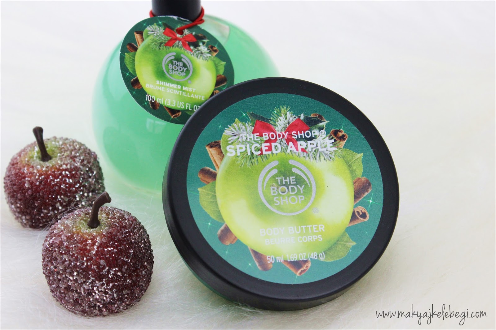 THE BODY SHOP APPLE SPICED VÜCUT SPREYİ VE BODY BUTTER YORUMLARIM