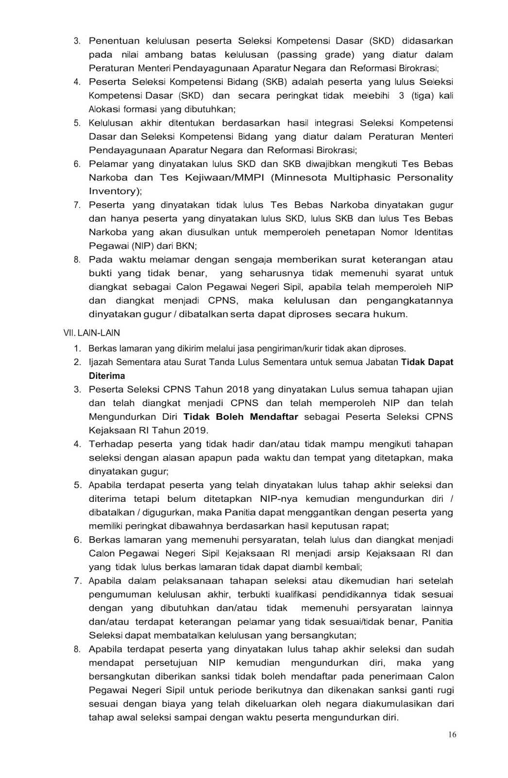 Penerimaan CPNS Kejaksaan Republik Indonesia Tahun 2019 [5203 Formasi]