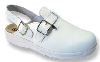 zapato enfermera blanco
