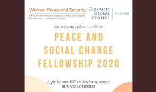 Peace and Social Change Fellowship 2020 for Women Grassroots Activists in Africa | Funded to Nairobi, Kenya