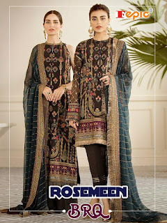 Fepic Rosemeen Brq Pakistani Suits Collection In Wholesale Rate 