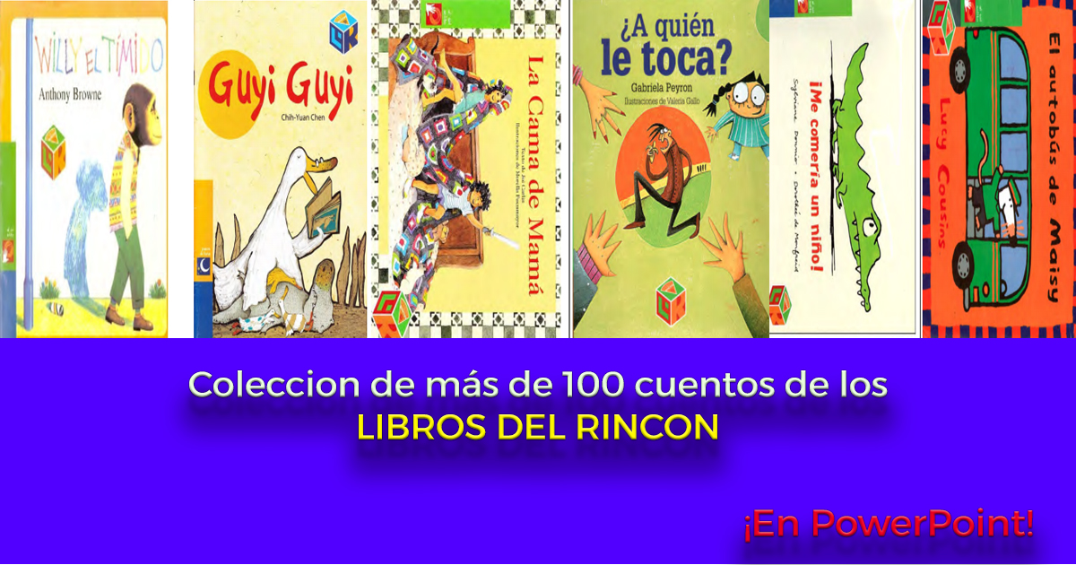 Más de 100 cuentos de libros del rincón en PowerPoint