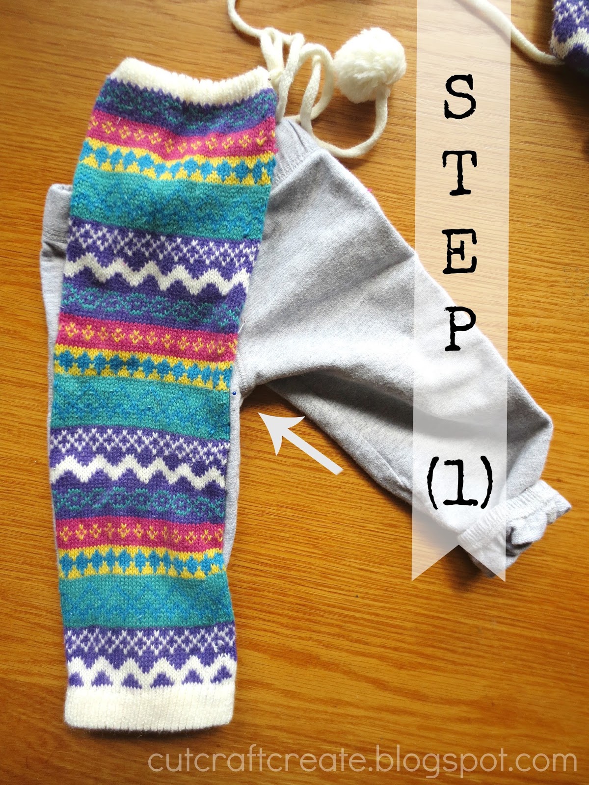 Cut, Craft, Create Turn old Leg Warmers into Pants in under 15 minutes!