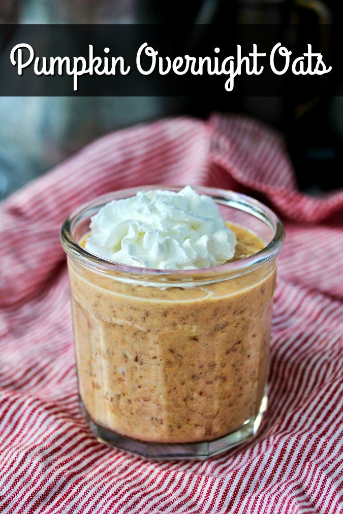Pumpkin Overnight Oats with Flax Seeds and Ginger Karen's Kitchen Stories