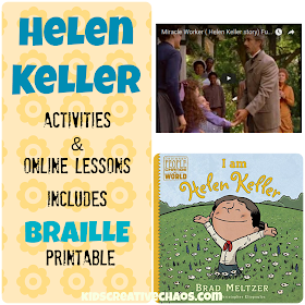 Helen Keller Lesson Plans Elementary Middle School