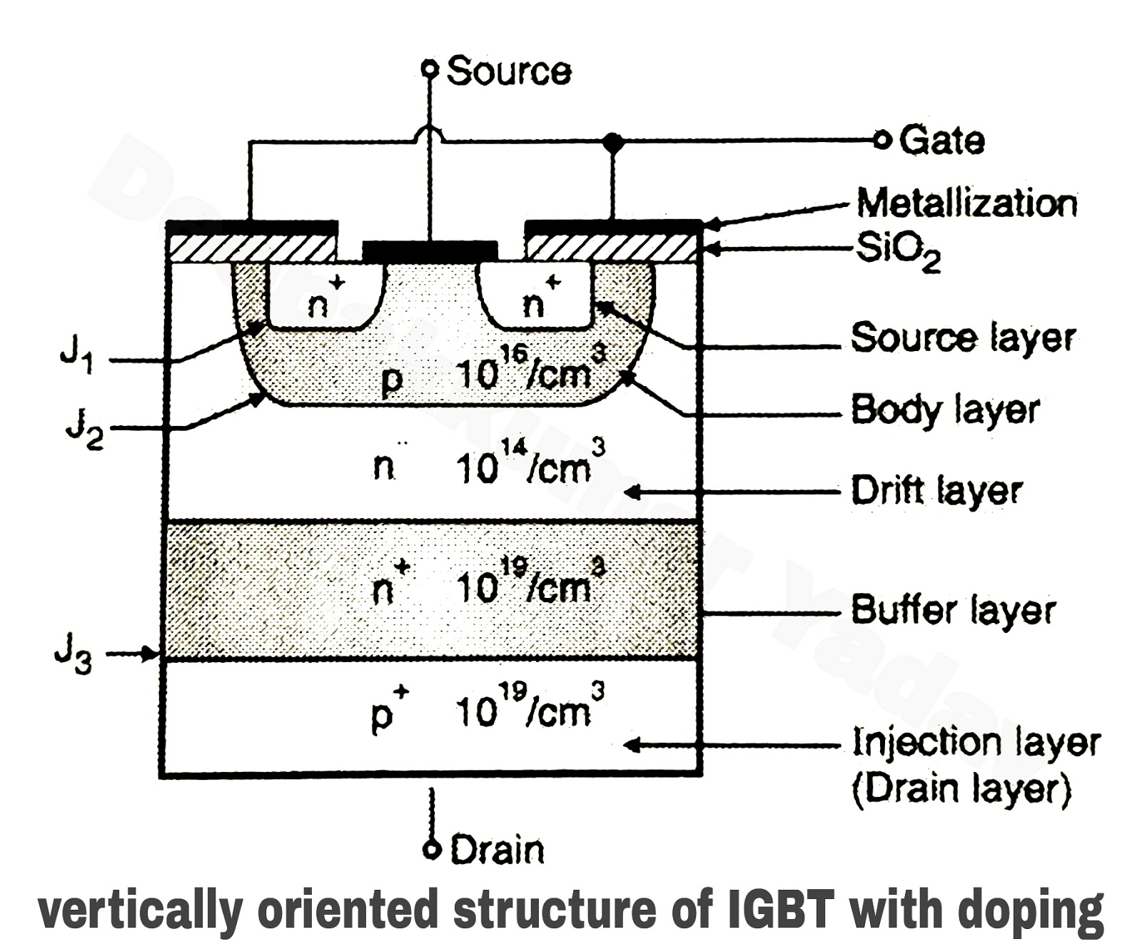 Basic Structure of IGBT