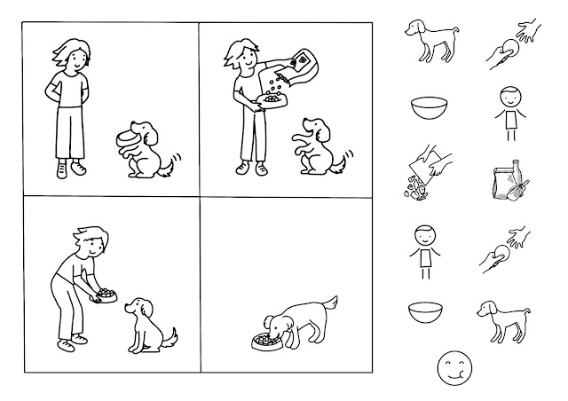 darmowe materiały do druku sekwencje social story komunikacja alternatywna za darmo