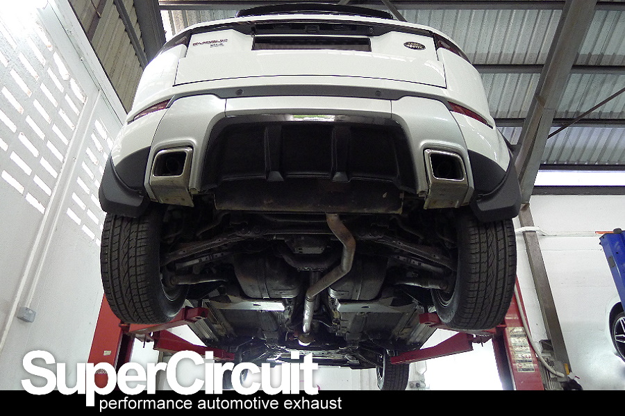 SUPERCIRCUIT Exhaust Pro Shop Range Rover Evoque Si4 Catback Exhaust Custom
