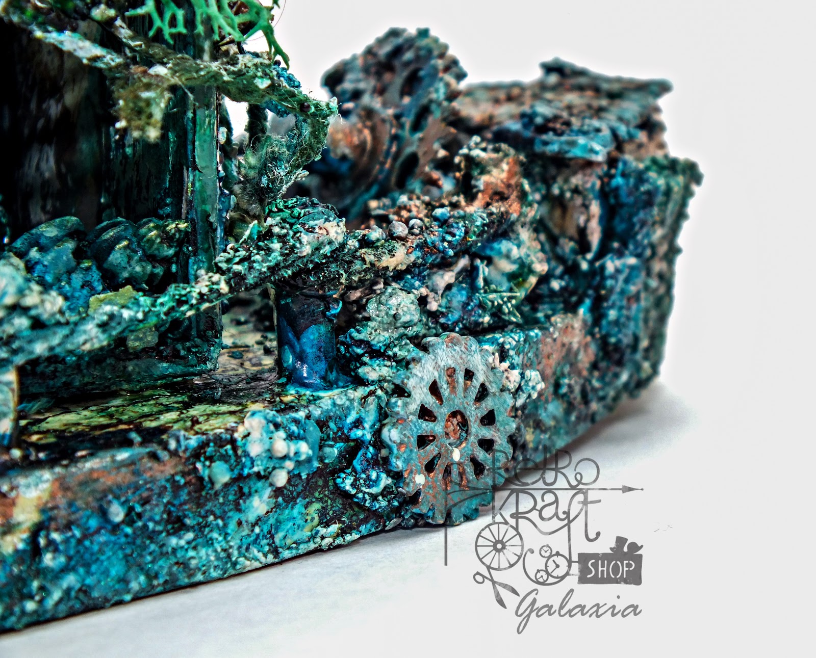 Jak zrobić shadow box z pudełka kurs video GalaxiaArt.pl