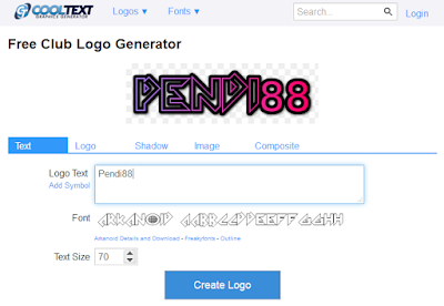 Cara Membuat Logo Blog Secara Otomatis Dengan Cooltext Secara Mudah