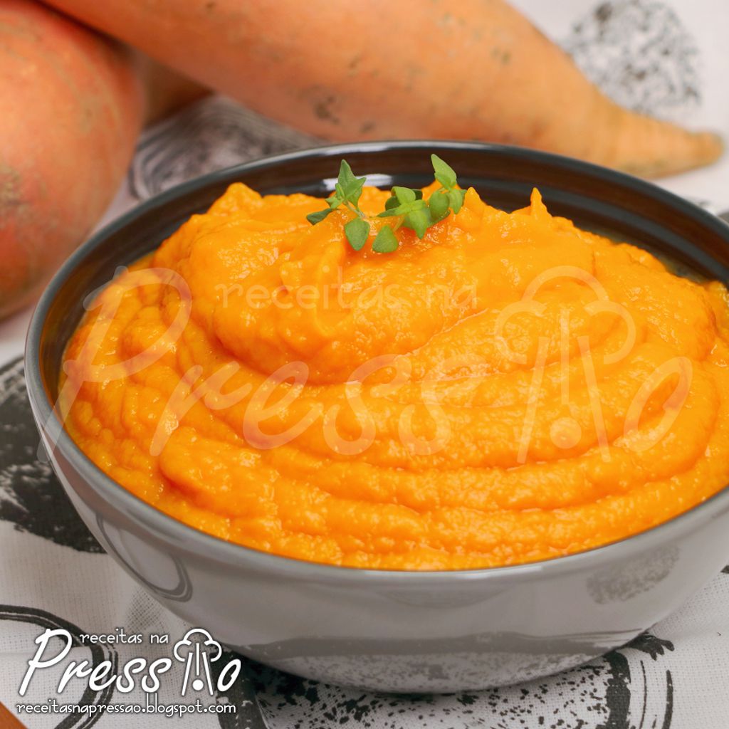 Purê de Batata-doce na Panela de Pressão Elétrica | Receitas na Pressão