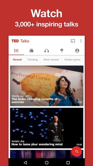 Apps for students TED app
