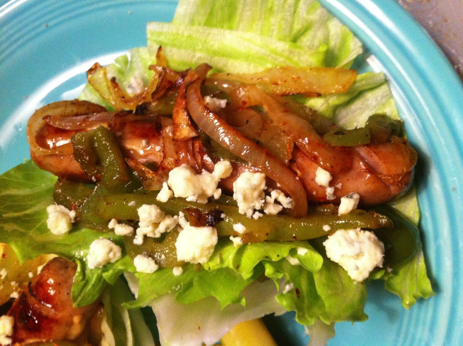 Sew Glorious TonyB's Good Cooking Bratwurst With Lettuce Instead of