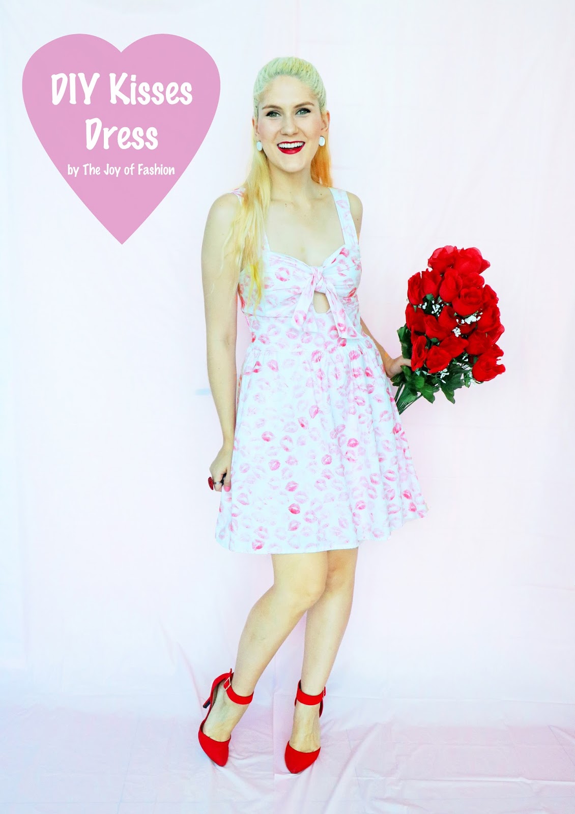 This adorable kiss dress is easier to make than you think! Click through for tutorial