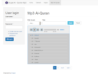 Drupal Al – Qur’an Mp3 Player