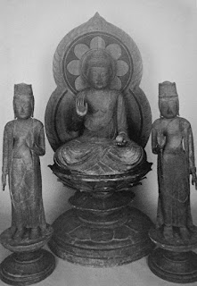 日向薬師薬師三尊像